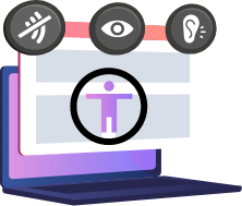 Icono Accesibilidad Administraciones públicas