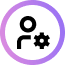 Icono de ajustes de usuario